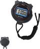 Phyxiul Stopwatch Sports Large Screen Split Timer Alarm Clock Intermittent Training Timer Outdoor Split Stopwatch Countdown Waterproof Rainproof