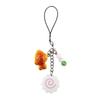 Japanese Fish Cake Keychain Pink Squid Roll Dango Phone Charm Food Taiyaki Pendant  Friends Gift