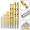 Way Left Hand Drill Bits 10pcs/Set 3.2-8.7mm Drilling