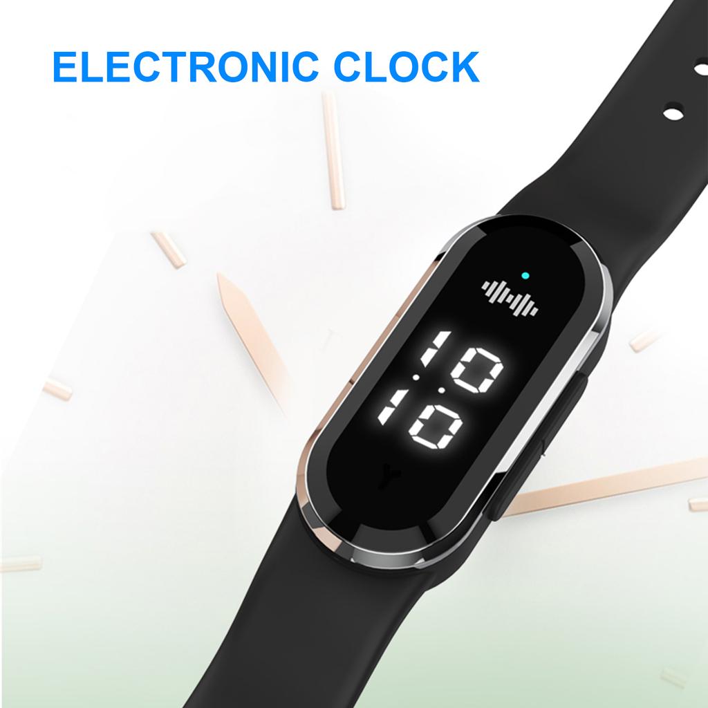 M21 Ультразвуковой браслет от комаров Часы USB Перезаряжаемый браслет против комаров Браслет