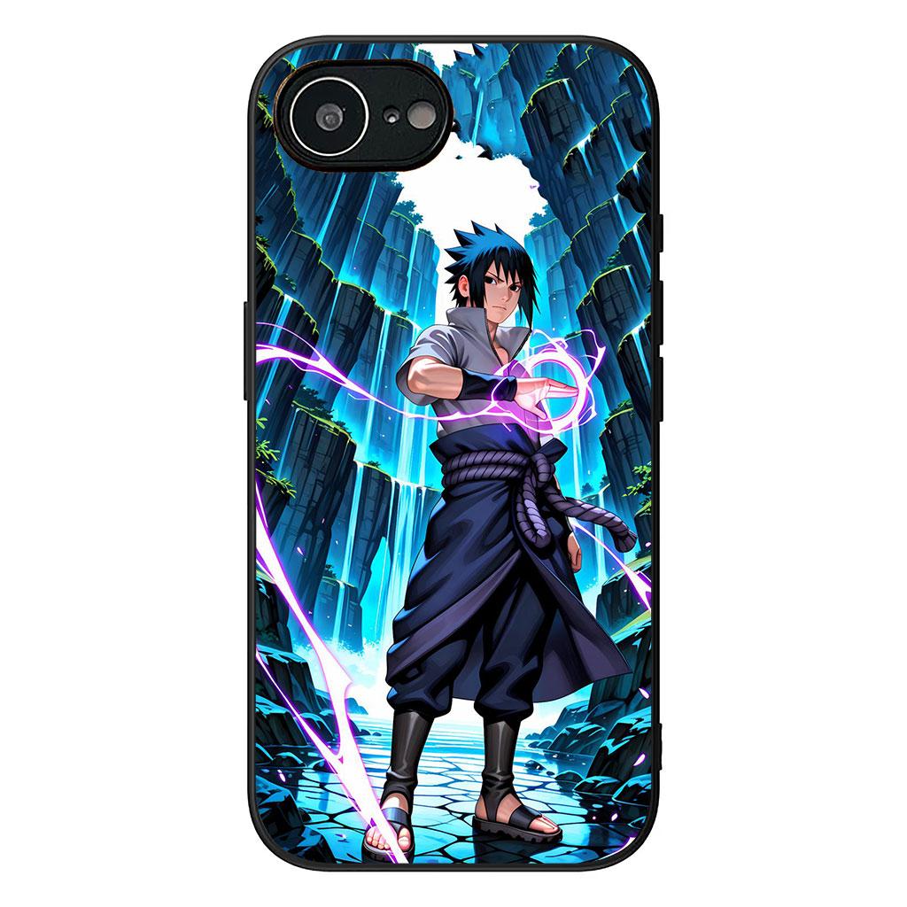 Cover for Apple iPhone 16 15 14 Plus 13 12 Mini 17 Pro Max + ProMax 16E Air 16+ 15+ Phone Case Comics Narutos Sasuke Uchiha