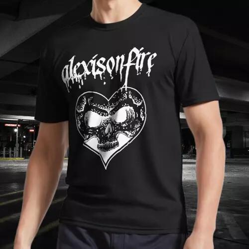 НОВАЯ ФУТБОЛКА ALEXISONFIRE МЕРЧ ALEXIS ON FIRE RACING LOGO ФУТБОЛКА СМЕШНАЯ РАЗМЕР S5XL Унисекс Футболка