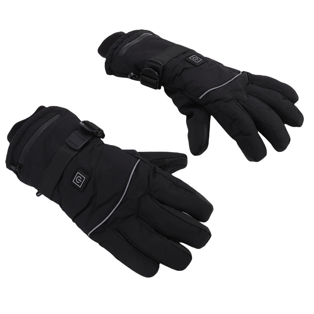 Перчатки с подогревом для мужчин и женщин, ПУ нейлон, 3 режима, перезаряжаемые, сенсорные, грелки для рук, электрические перчатки с подогревом с 2