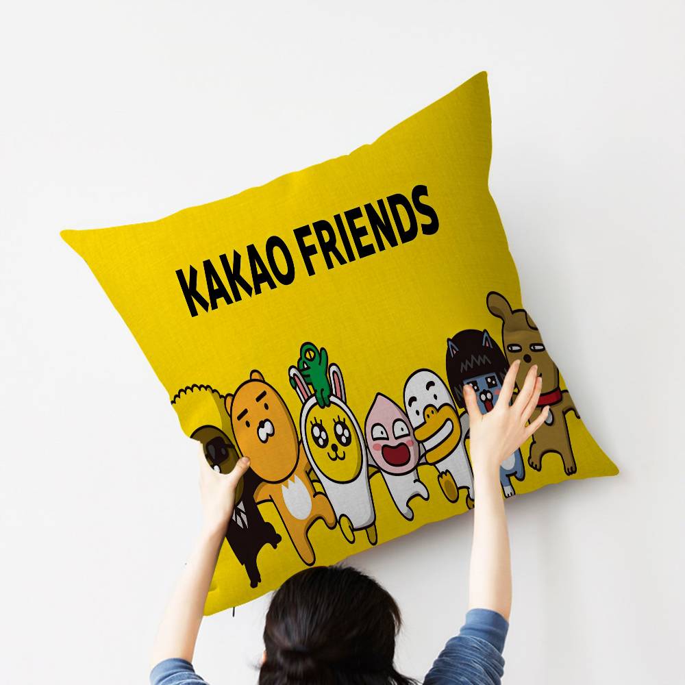 K-KAKAOS FRIENDS Pillowcases Home Bedding Decorative Pillow Cover Wedding Super Soft Pillow Case