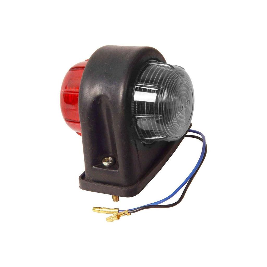 APSMOTIV Светодиодный маркерный фонарь, зеленый, верхний, габаритные огни, красный/прозрачный, замена для грузовиков, прицепов, полуприцепов, грузовиков, специальной техники