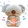Stuffed Animal Relief Koala Comfortable Koala Musical Toy Rhythmic Breathing Koala  Kids Toy