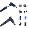 1PC DC Power Connector Adapter 90 Degree Angle 5.5mm X 2.5mm Female Plug To Male Jack Coupler Converter for Laptop