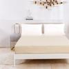 Simple Fitted Sheet Pure Color Polyester Soft Fabric For Bedroom Bed Linen