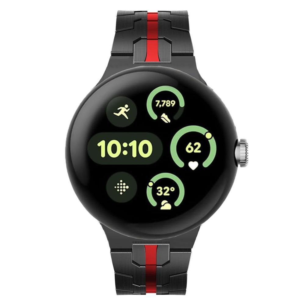 Роскошный ремешок из нержавеющей стали для Google Pixel Watch 3 41 мм Металлический браслет для GOOGLE Pixel Watch 2/1 45 Роскошные аксессуары для ремешка