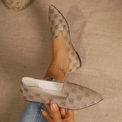 Модные женские балетки весна осень новые балетки на плоской подошве женские дышащие спортивные туфли женские остроносые мокасины без застежек Zapatos De Mujer