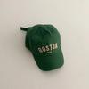 Solid Color Letter Embroidery Baseball Cap Korean Style Children's Sunhat  Kids
