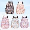 Cartoon Printed Schoolbag Junior High School Student Backpack Women's Large Capacity Backpack
