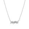 Shertz Clear Combo Cubic Necklace (14k)