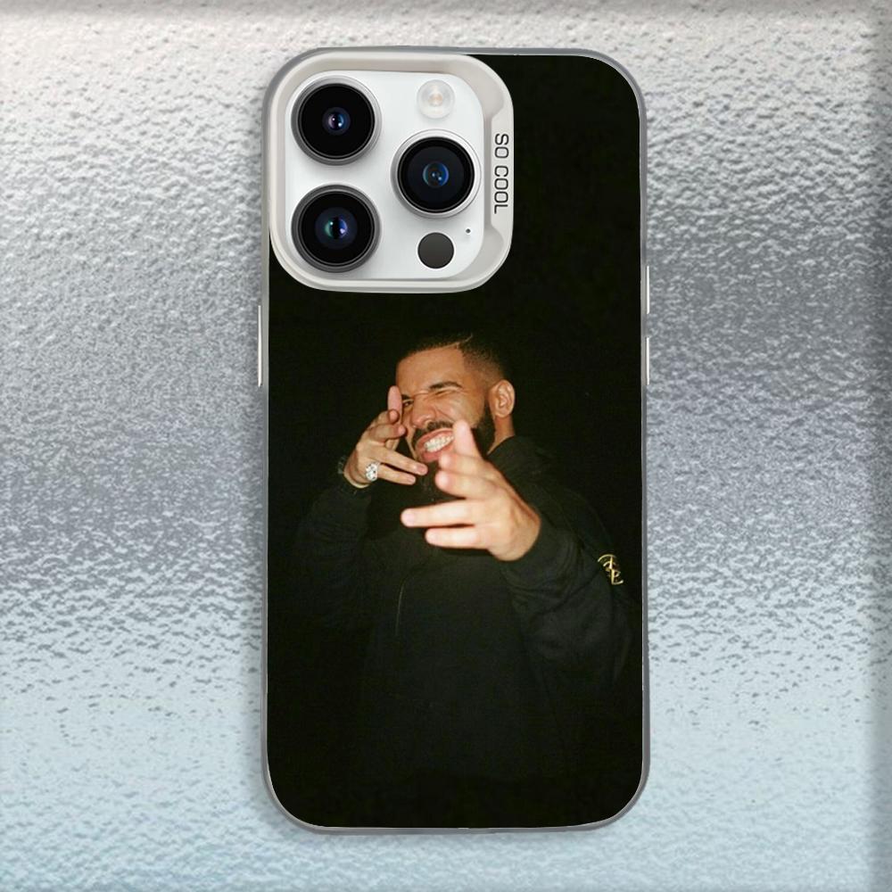 Чехол для телефона певца-рэпера D-Drake для iPhone 16,15,14,13,12,11,Mini,Pro,SE,MAX Белый Матовый Ударопрочный Чехол