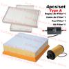 4pcs Filter Set For SAIC MAXUS G10 Plus 2018   2.0T 20L4E Gas Engine A/C Cabin Air Fuel Oil Filter Kit Accessories