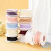 5 Yards Wrapping Ribbon DIY Mesh Gauze 4cm Fish Tail Yarn Solid Color Silk Pearl Edge Flower Bouquet Packaging