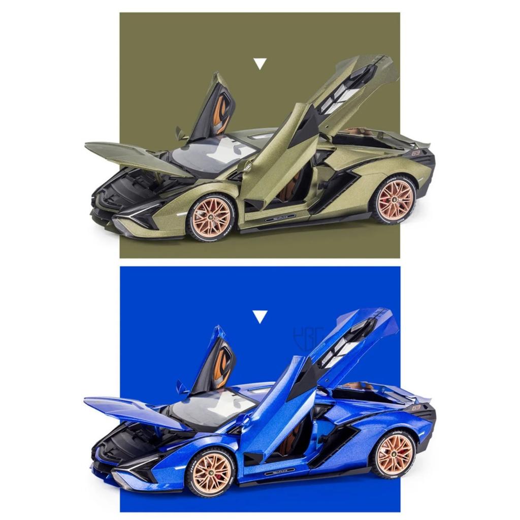 1/18 Lambor FKP63 Alloy Sports Car Model Toys Metal Diecasts Vehicles High Simulation Models Collections Children Birthday Gifts