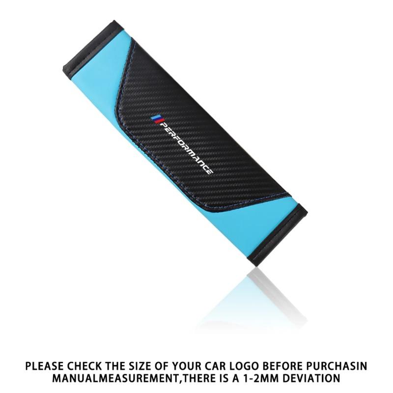 2 шт. Универсальная накладка на ремень безопасности автомобиля, регулируемая накладка на ремень безопасности, накладки на плечевые ремни для BMW M M1 M2 M3 M4, автоаксессуары