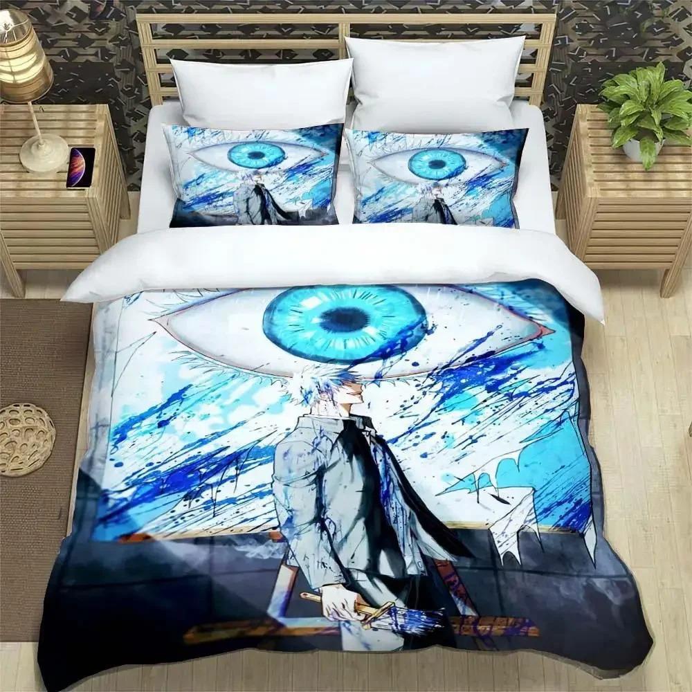 3D аниме дзюдзюцу кайсэн сатору годзё рождественский подарок королевский двуспальный детский комплект постельного белья из микрофибры или полиэстера пододеяльник