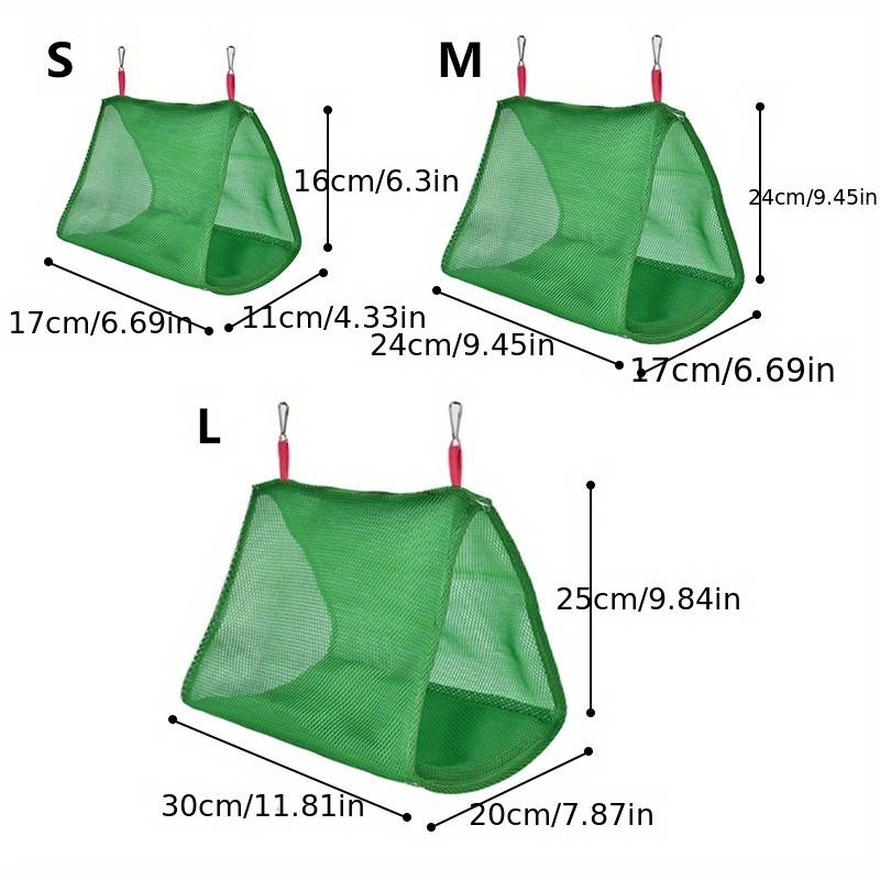 Pet Bird Summer Mesh Hammock Breathable Parrot Nest Hammock Cute Parrot Hanging Hammock