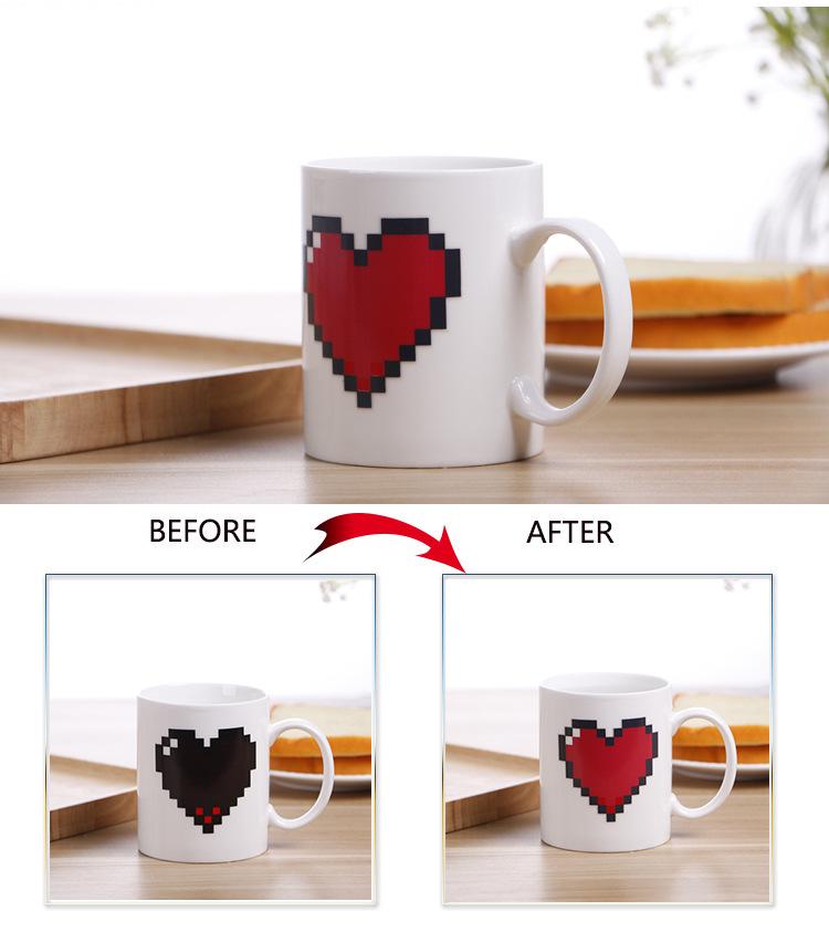 Creative Color-Changing Owl Ceramic Mug - Temperature-Sensitive Magic Cup Gift.