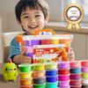 24-Color Non-Toxic Children's Clay Set - Safe DIY Plasticine for Kindergarten
