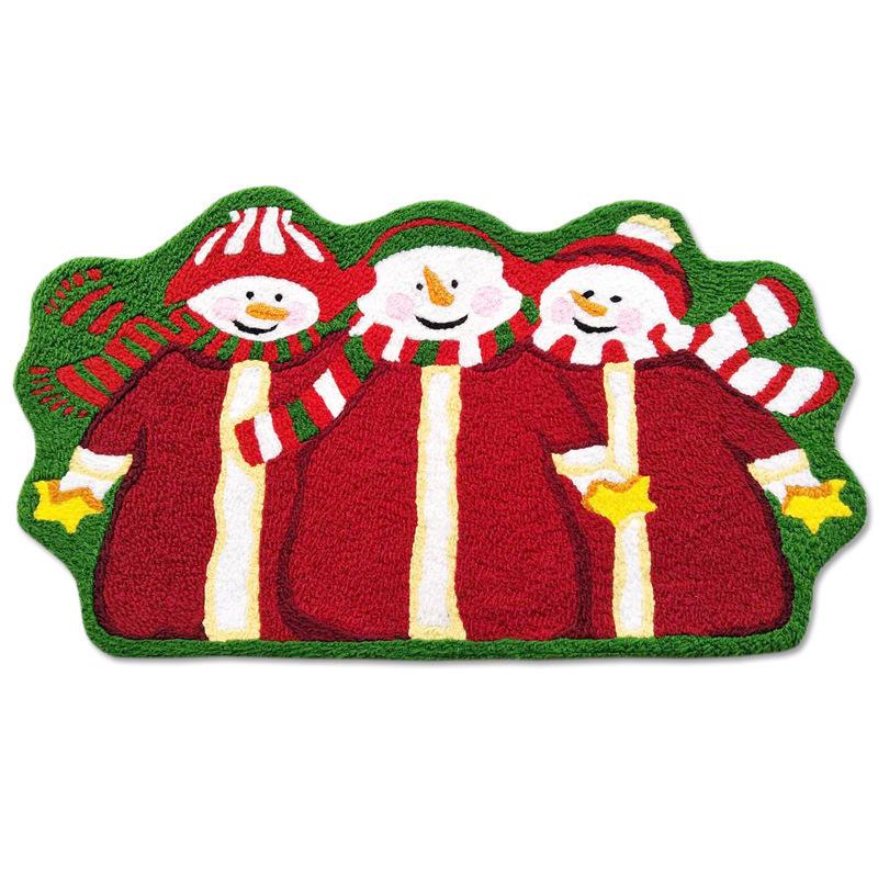 Christmas doormat Santa Claus indoor and outdoor carpet New Year 2026 Christmas tree decoration Christmas decoration