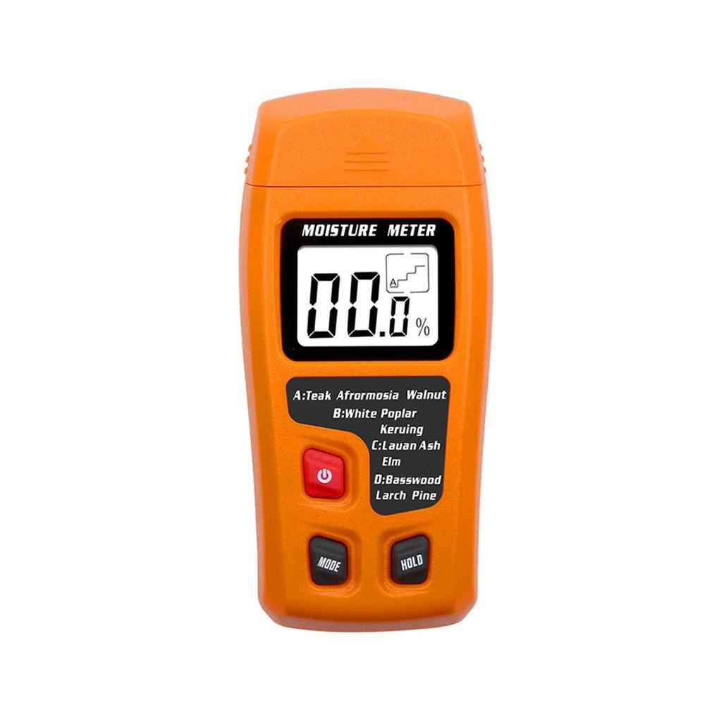 Two Pins Wall Moisture Detector 4 Measurement Modes Wood Humidity Tester Walls
