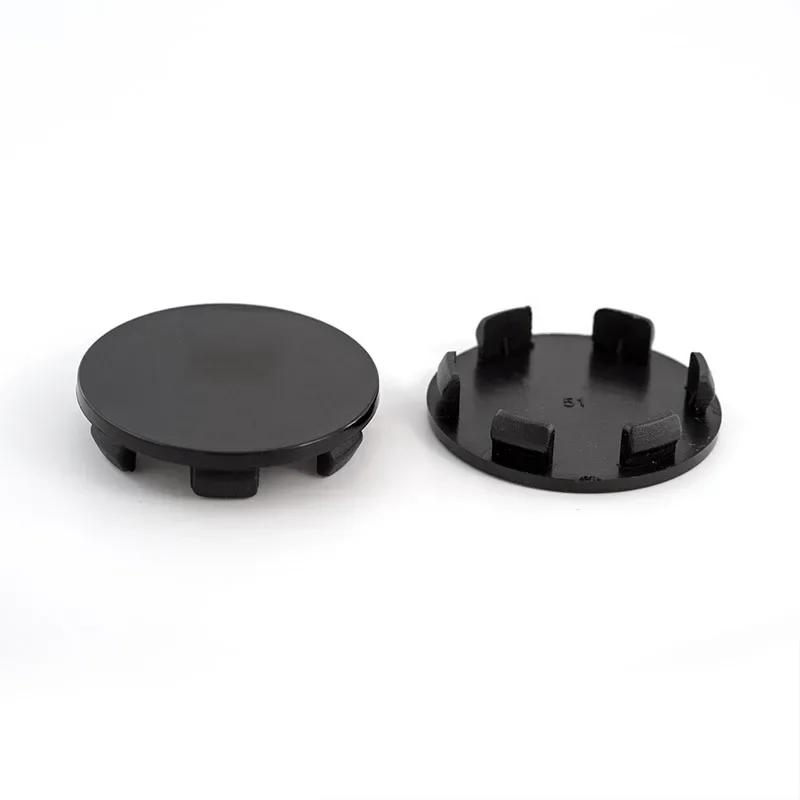 4pcs ABS 51mm Car Wheel Centre Caps Replace Car Styling Accessories Blank Rim Hubcaps Cover for BMW F30 F10 VW MK7 B8 Audi B9 C8
