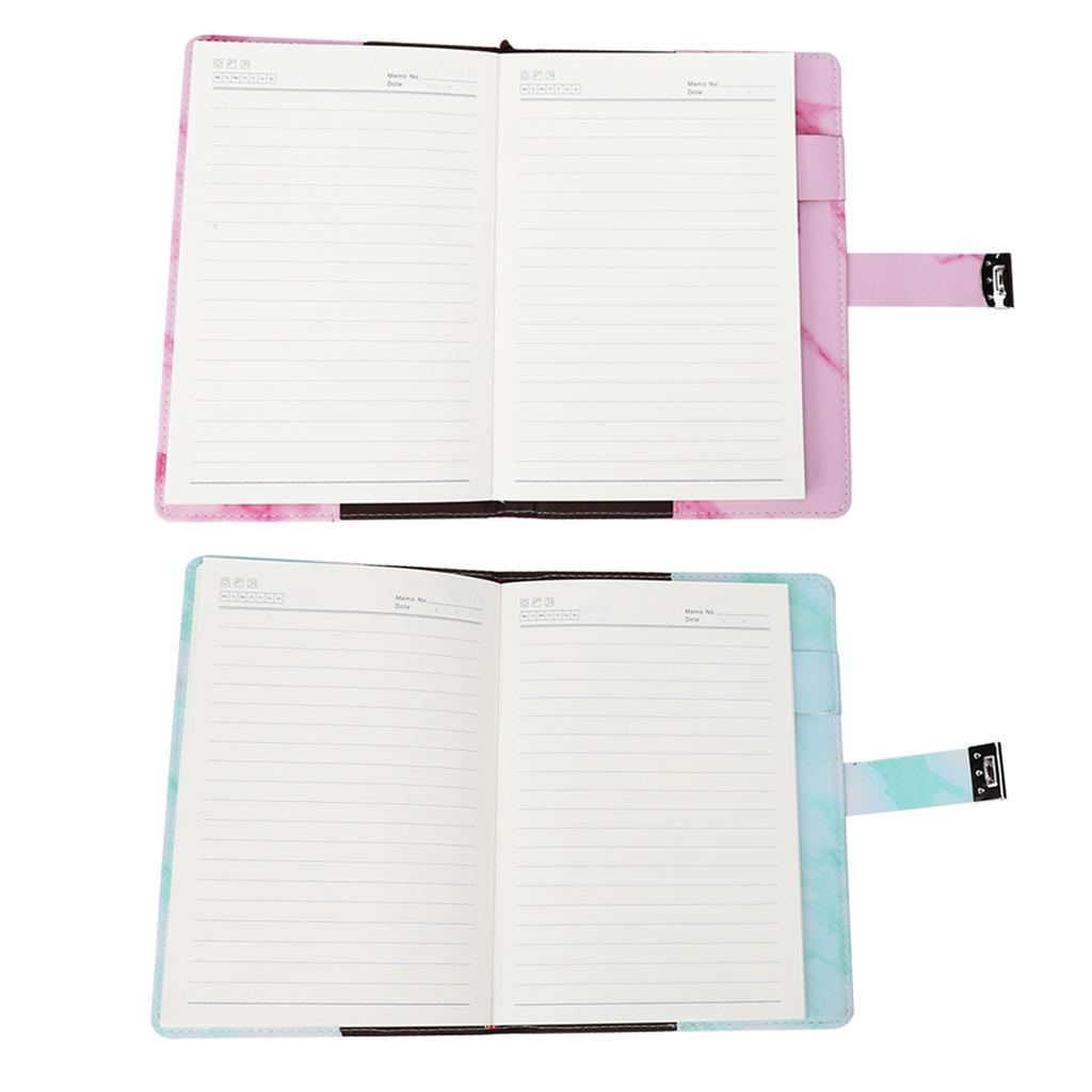 Записная книжка формата А5 с защитой от пароля, обложка из искусственной кожи, блокнот, дневник, офис, школьные принадлежности