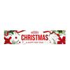 Merry Christmas Banner Flag Hanging Santa Claus Pattern 40*180cm Christmas Decoration for Outdoor