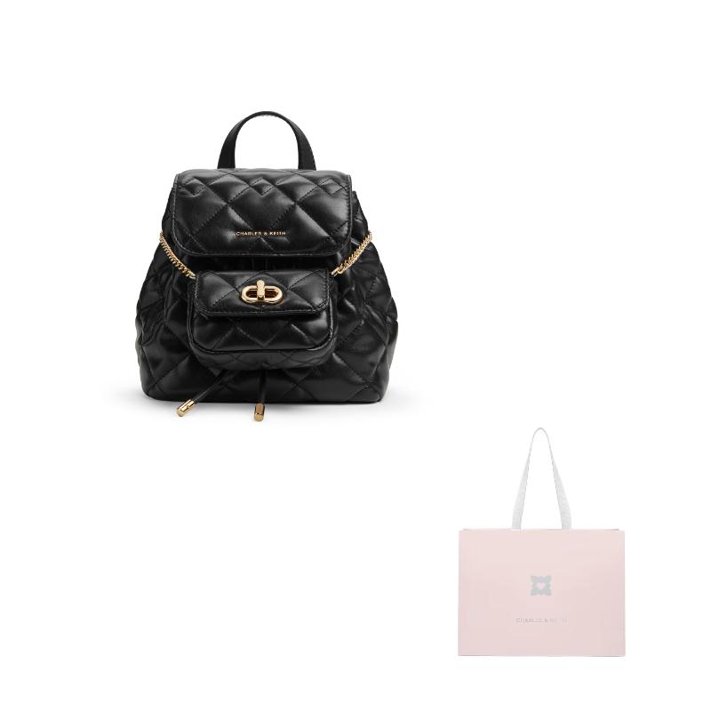 CHARLES&KEITH Рюкзак из ПУ Маленький Женский Разноцветный CK2-60151400