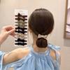 5-10Pc/Set Coffee Women Bowknot Hair Bands Elastic Headbands Black Bow Tie Scrunchies Headwear Girl Korean Hair Accessories Gift