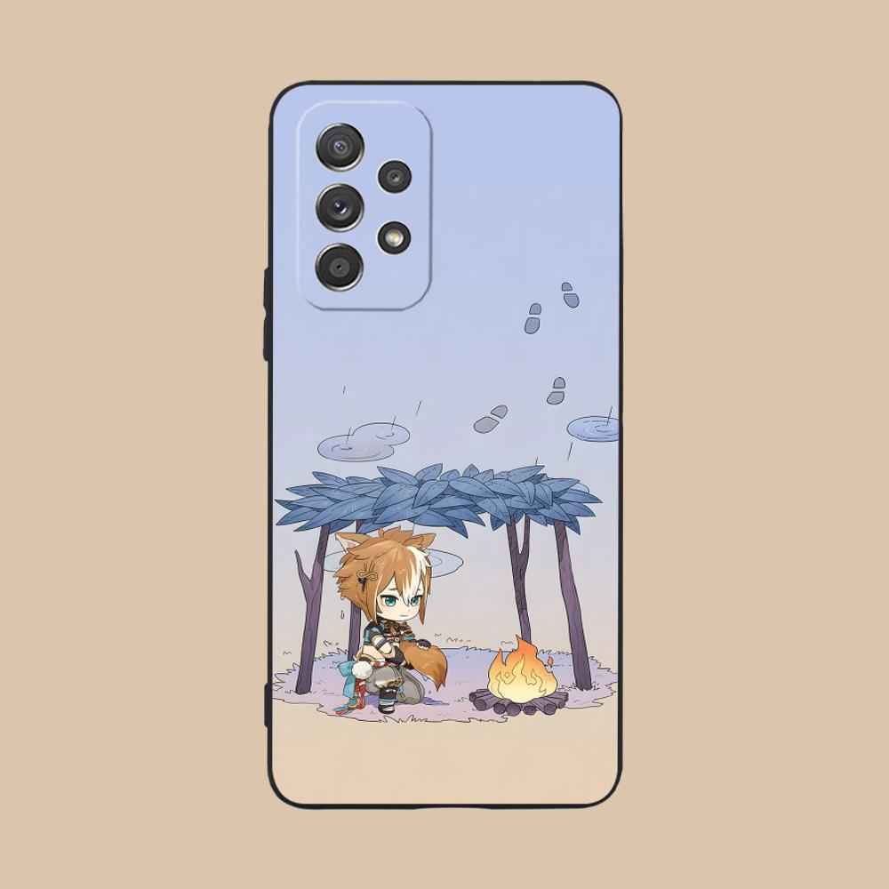 Game GI Gorou Mobile Phone Case for Samsung Galaxy M55 54 42 35 34 33 32 23 22 15 14 13 12 F55 5G Colorful Cover Luxury Pretty