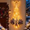 Snow Trail Shape Light-emitting Birth Scene Wall Decoration  Christmas Wall Decor