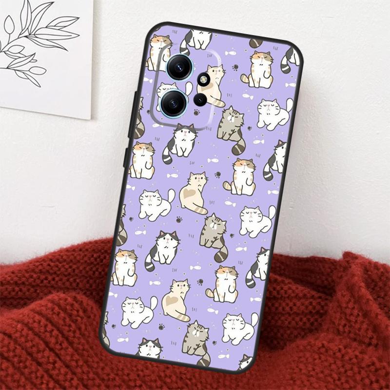 Забавный коллаж с котами Чехол для Xiaomi Redmi Note 13 9 10 11 12 14 15 Pro Plus Чехол для Redmi 15 C 12C 13C 14C 10C