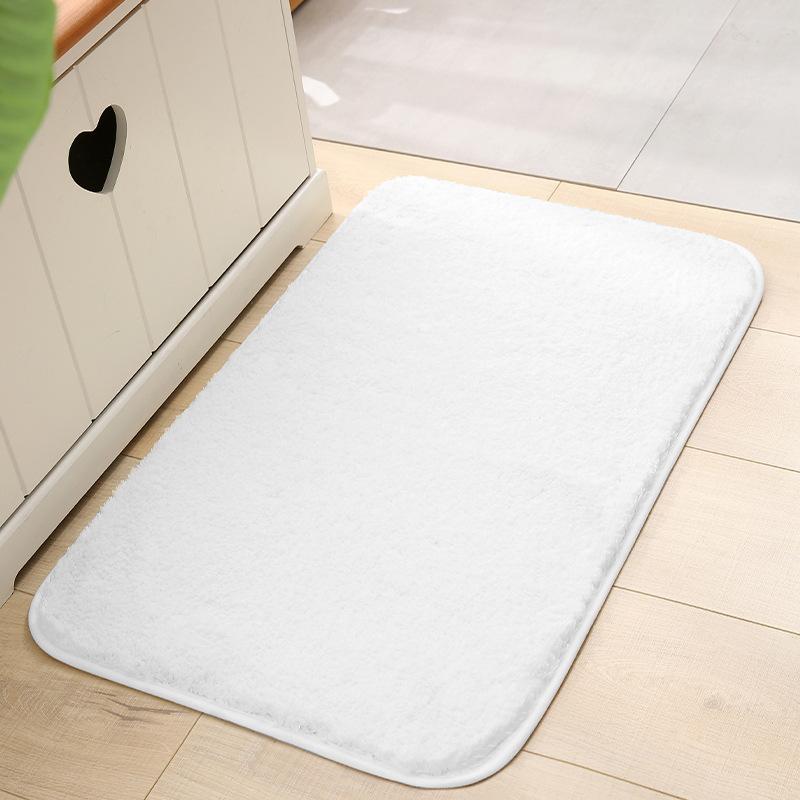 High Plush Reinforced Carpet Simple Kitchen Bathroom Door Mat Bathroom Non-slip Mat Absorbent Foot Mat