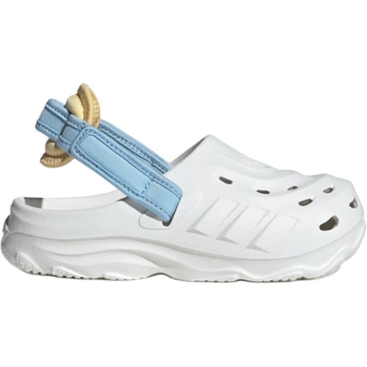 adidas Maxxclog K Белые Прозрачные Небесно-оранжевого оттенка Детские Кроссовки Основной Белый JR0099