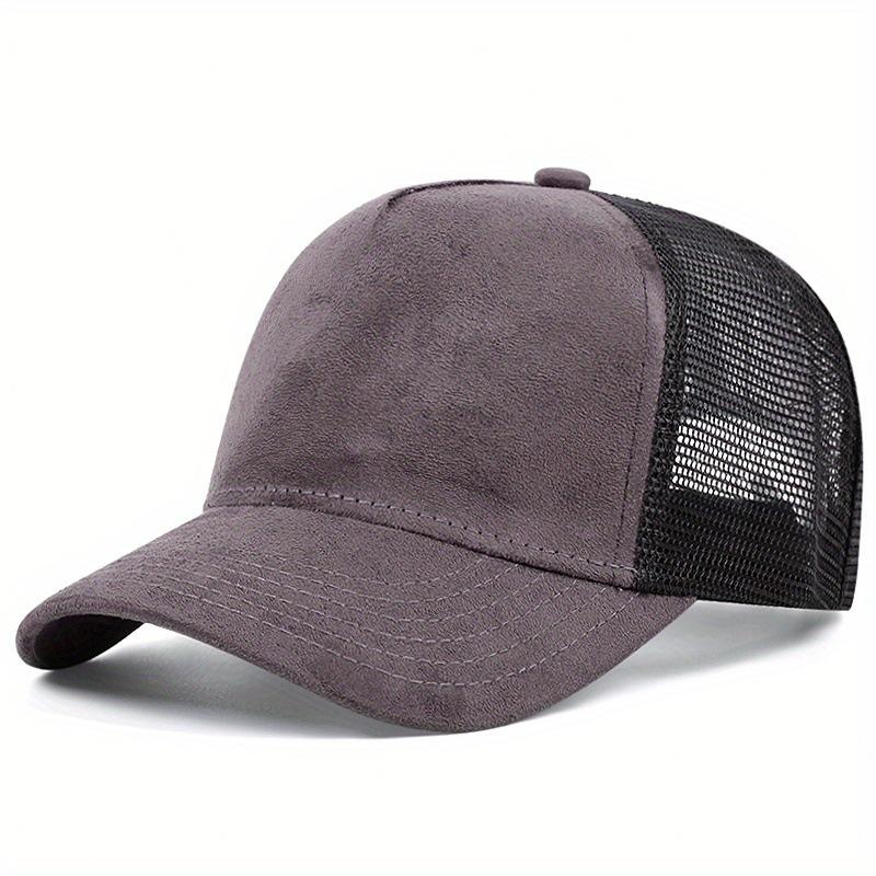 Trucker Adjustable Ports Outdoor Men For Cap Baseball Mesh Neutral Gender Women Caps Fashion Curved Dad Casual Breathable Sunhat Trendy