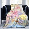 1pc Sweet Sanrio Characters Blanket, Seasonal Home Decor, Soft Throw Blanket, Living Room, Travel, Camping, Car Blankets, Beach, Office Naps, Perfect