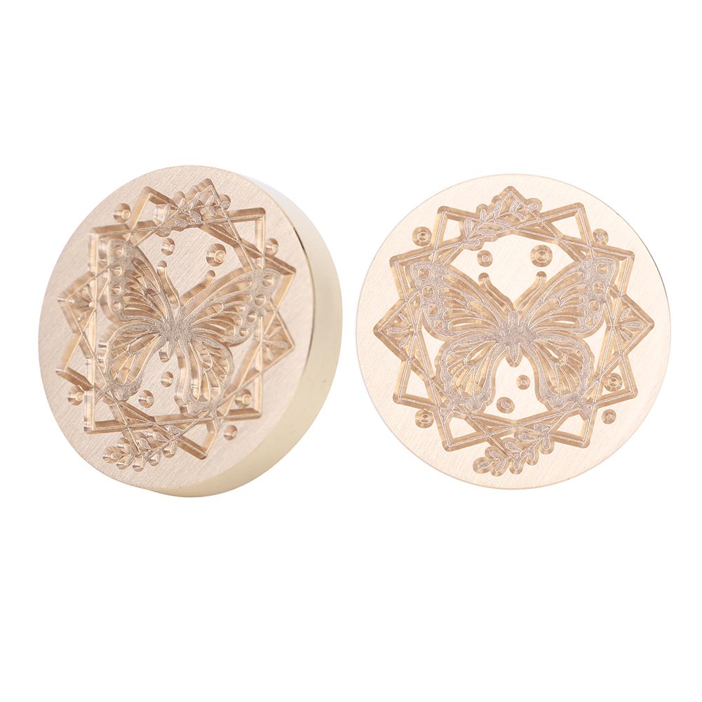 25 мм круглая ретро печать сургучная печать голова павлина бабочка запечатывающие штампы для свадебных приглашений украшения визитная карточка