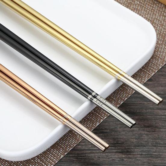 Excellent Non-slip Pick Up Comfortable Grip Chinese Style Food Chopsticks Daily Use Family Chopsticks