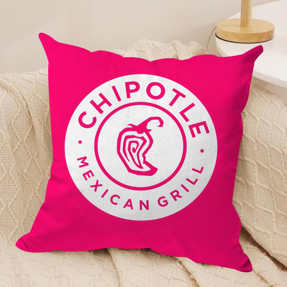Food CChipotleS Cushion Cover Pillowcase Ultra Soft Skin Friendly Fabric Cloud Like Comfort Concealed Zipper
