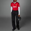 Adidas X Manchester United Second Away 2023/24 Домашняя футболка с коротким рукавом и принтом в виде полосок, женская футболка, красный IP1735