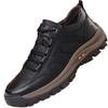 Waterproof Outdoor Hiking Shoes Cotton Shoes Men's Winter Velvet Thickened Non-slip Middle-aged Dad Shoes High-top Boots