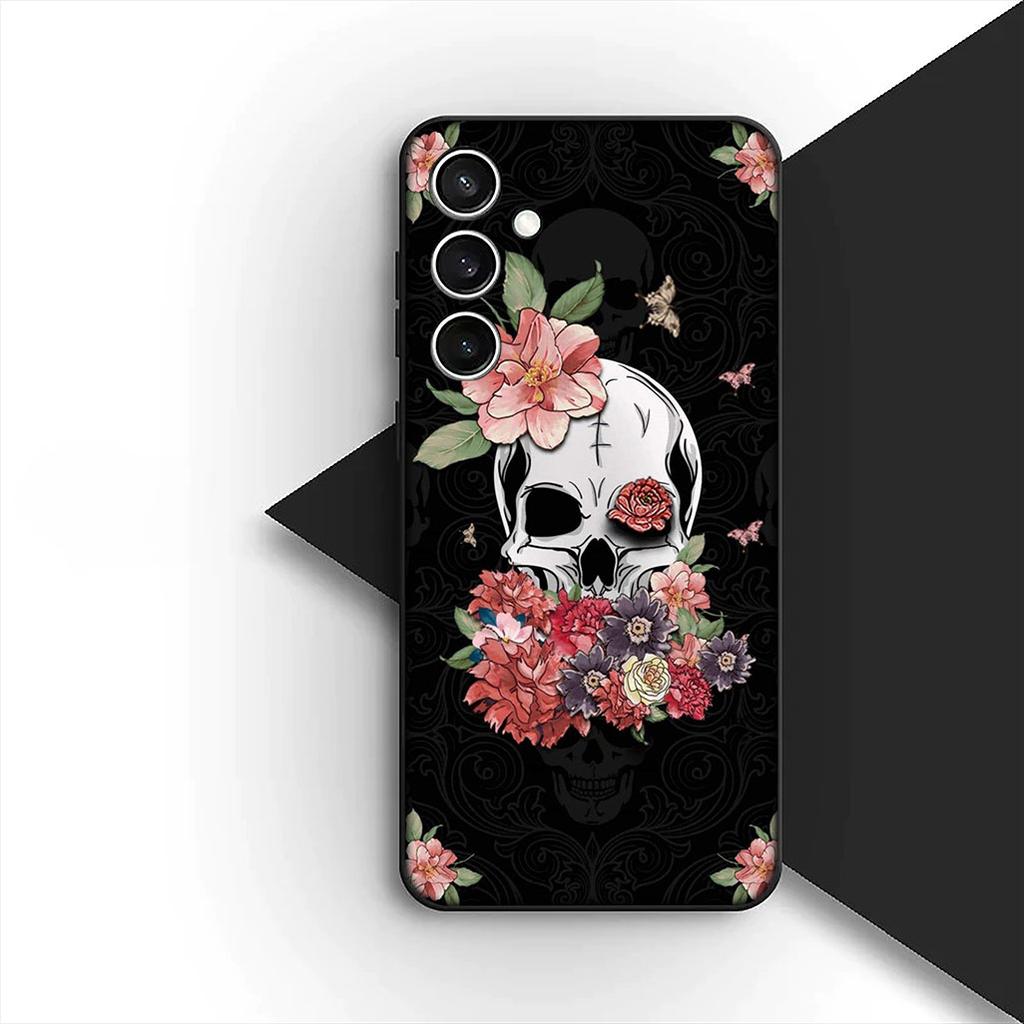 Чехол для Xiaomi Poco C75 C65 C85 X7 X6 M8 F7 F8 Ultra F6 Pro Чехол для телефона Мягкий чехол с маленьким призраком Тыква на Хэллоуин Цветок