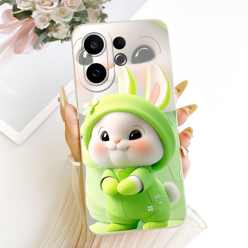 Чехол для Vivo V60 Lite 5G Милый Панда Кролик Мягкий Конфетный Силиконовый Ударопрочный Чехол для Vivo V60 5G Coque V2511 V 60 V60Lite Корпус