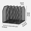 Desk File Organizer Mail Letter Tray Metal Stand Stylish Paper Sorter Management