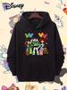 Disney Men's Retro Toy Story Hoodie with Cowboy Pattern Pullover, Comfortable Hooded Sweater for Men Women In Autumn and Winter