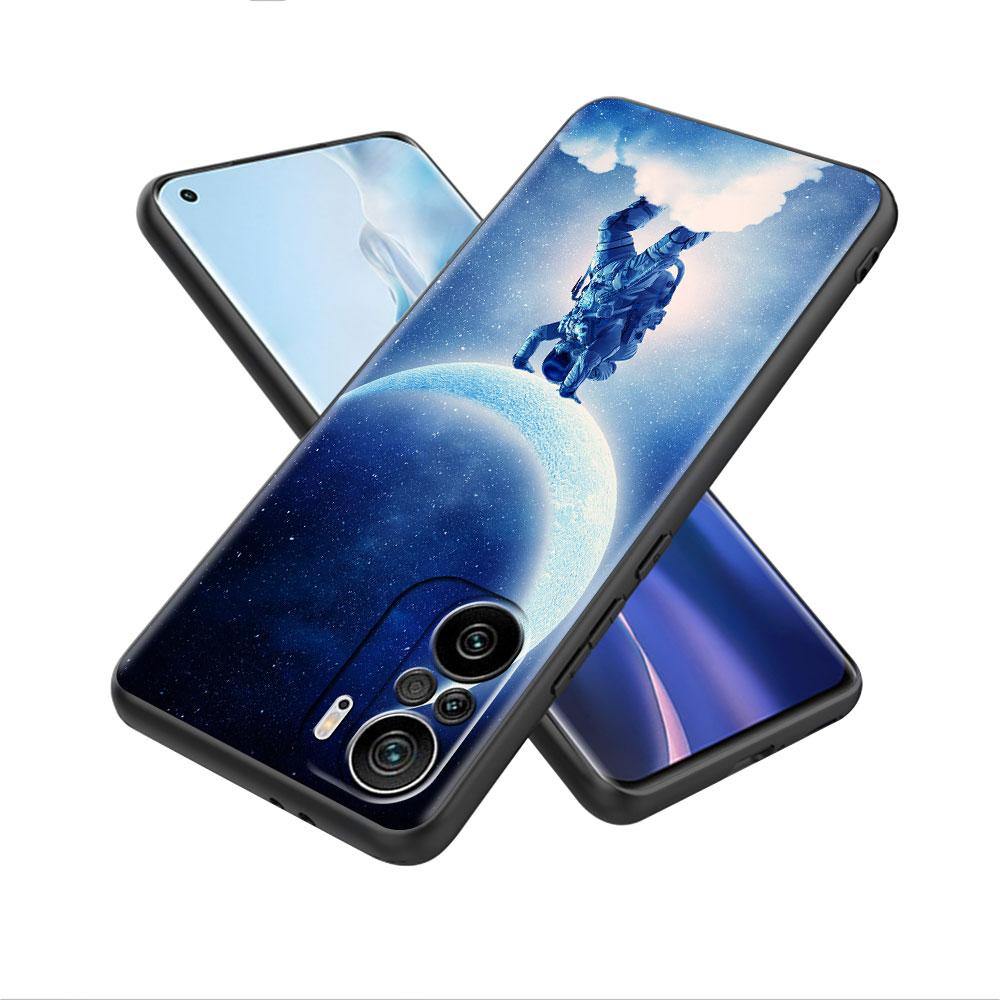 Чехол для Xiaomi Mi Poco X3 NFC X4 Pro F3 F4 GT M4 M3 F1 C40 11 Lite 11T, мягкий силиконовый чехол для телефона, крутой одинокий астронавт